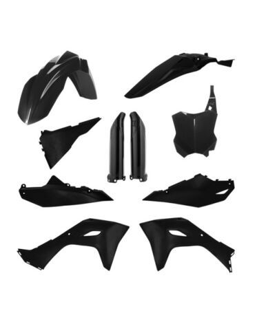 Комплект пластика Kawasaki KX250F (2025), KX450F X (2024 2025), Черный