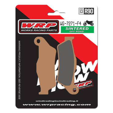 WRP WG 7271 F4 колодки перед SX SXF EXC EXCF 06 24 // LMP271 OR / FDB2018 / FA181 / FA245 - миниатюра 3