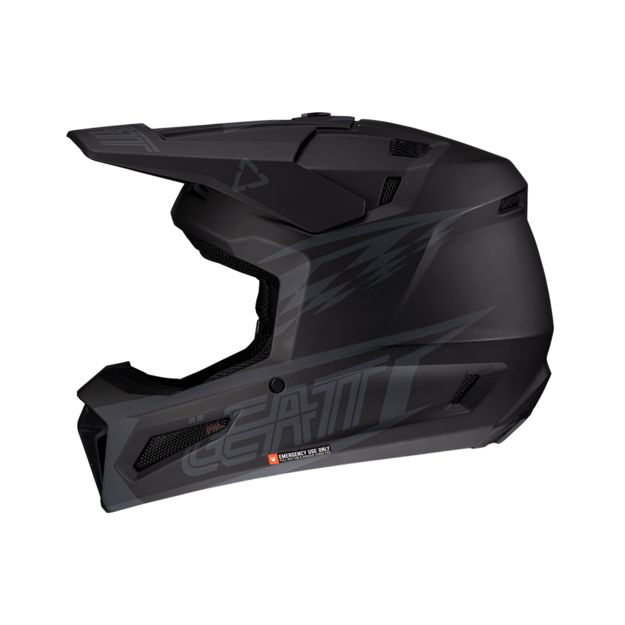 Шлем кроссовый Leatt Moto 3.5 Stealth (ЧЗ) - фото 5