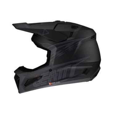 Шлем кроссовый Leatt Moto 3.5 Stealth (ЧЗ) - миниатюра 5