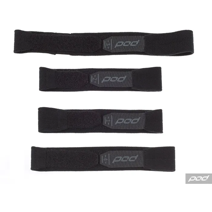 Стрепы наколенников POD KX Strap Set Black Grey - фото 1