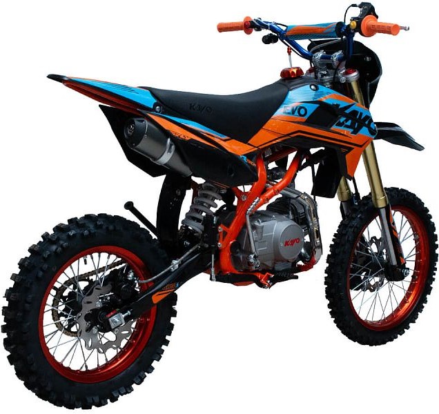 Питбайк KAYO EVOLUTION K125EM 17 14 KRZ (механ. сцепл., эл. стартер 2024 г.) - фото 6