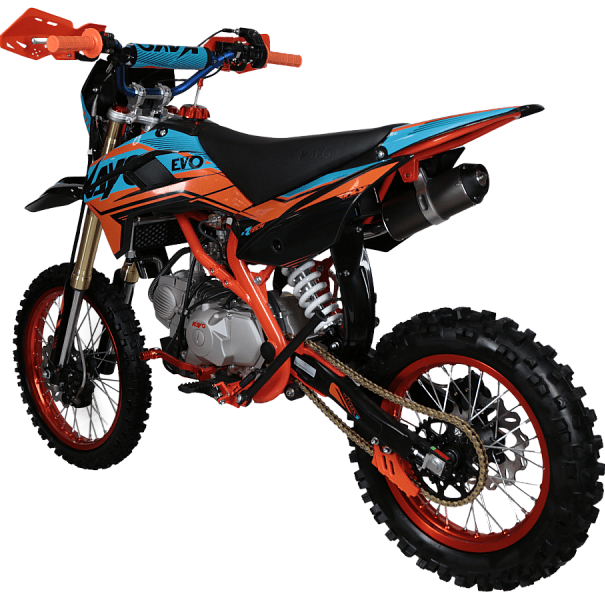 Питбайк KAYO EVOLUTION YX140EM 17 14 KRZ (механ. сцепл., эл. стартер 2022 г.) - фото 6