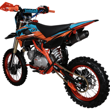 Питбайк KAYO EVOLUTION YX140EM 17 14 KRZ (механ. сцепл., эл. стартер 2022 г.) - миниатюра 6