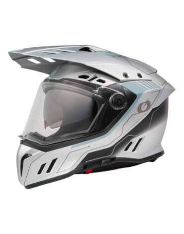 Oneal Шлем кроссовый со стеклом Sierra RS Echo серый синий
