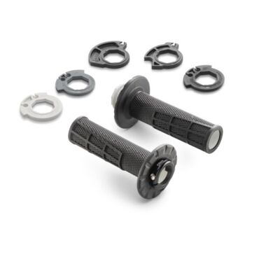 Грипсы черные с отверстиями  ODI (Lock ON) KTM 24- / Husqvarna 24- / GasGas 24- - миниатюра 1