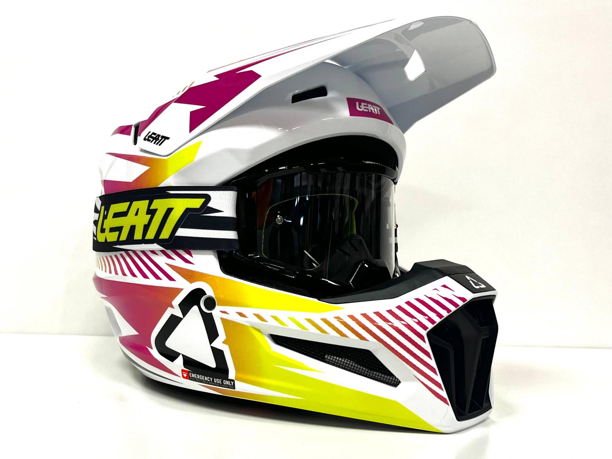 Шлем кроссовый Leatt Moto 3.5 V26 Storm Pink (ЧЗ) - фото 5