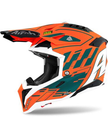 Шлем AIROH AVIATOR 3 Rampage Orange Matt (Матовый)