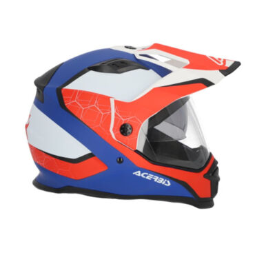 Acerbis Шлем REACTIVE 22 06 White Blue Red - миниатюра 5