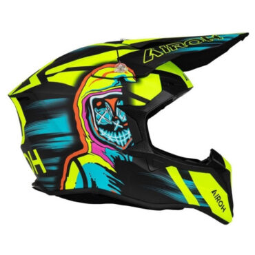 Airoh Мотошлем Wraaap Cyber Yellow Matt - миниатюра 7