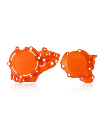 Защита крышек двигателя оранжевая ACERBIS X POWER ​KTM 250 300EXC 17 19