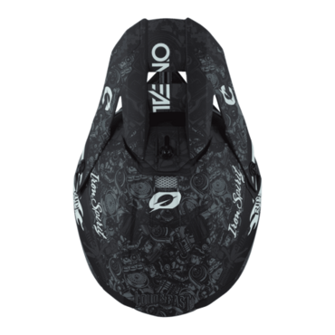 Oneal Шлем кроссовый 5Series Polyacrylite Черный Белый - миниатюра 8