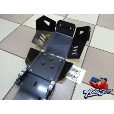 HardGlide защита картера черная KTM 690 R 08 24 / Husqvarna 701 Enduro 16 24 / GasGas 700 23 24 // HG KE4 08 041L - миниатюра 2