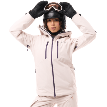 Dragonfly Куртка горнолыжная утепленная Gravity Woman 2025 Light Grey - миниатюра 17