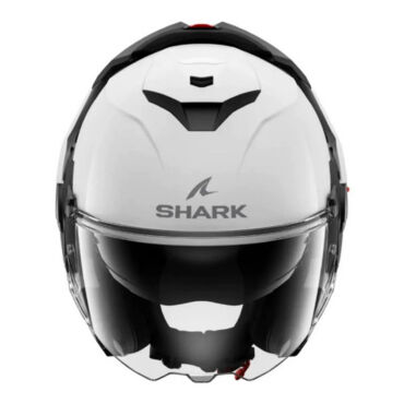 Shark Мотошлем Oxo Blank White Glossy - миниатюра 4