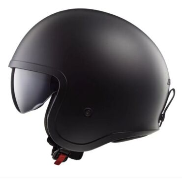 LS2 Шлем OF599 Spitfire II Solid Matt Black - миниатюра 4