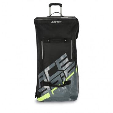 Acerbis Сумка дорожная на колёсах Machine Black Yellow (190 L) - миниатюра 3