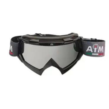 AiM Очки кроссовые (PRO) 157 100 Black Glossy - миниатюра 3