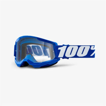 Очки 100% Strata 2 Goggle Blue с прозрачной линзой - миниатюра 3