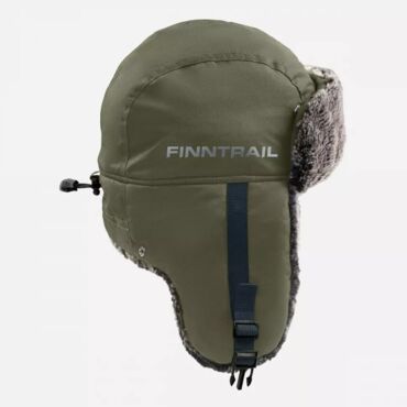 Finntrail Шапка ушанка Hat Terra 2950 Khaki - миниатюра 1
