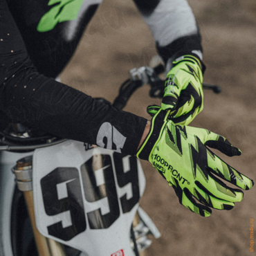 Мотоперчатки Ridefit Glove Fluo Yellow Black 2026 - миниатюра 3