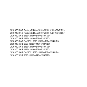 KTM поршень Gr I ( 79430107100 I ) + прокладки 450 SXF 16 20 ( 79430107110I / 79430107010 I / 78930007310 I / 78930007210 I ) - миниатюра 2