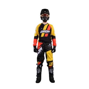 Grom Джерси Race Red Yellow - миниатюра 4