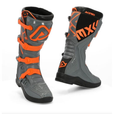 Acerbis Мотоботы кроссовые X Team Grey Orange - миниатюра 7