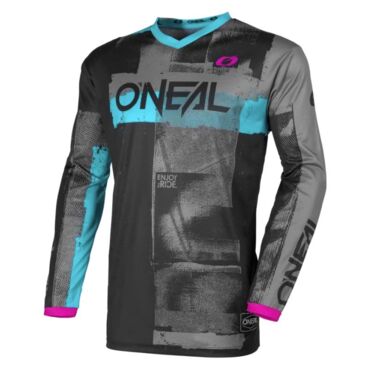 Oneal Джерси женская Roller черный бирюзовый - миниатюра 2