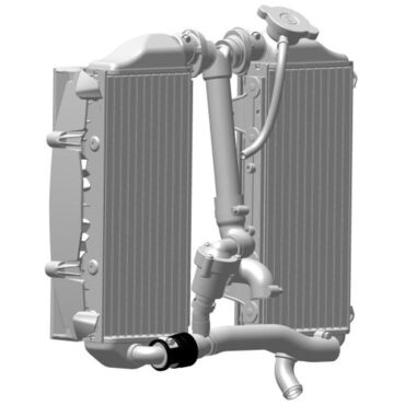 Защита патрубка радиатора KTM EXC EXC F 20 23 / Husqvarna TE FE 20 23 / GasGas EC EC F - миниатюра 5