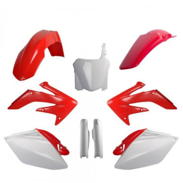 Комплект пластика Polisport Honda CRF250R 2008 OEM color красный - миниатюра 1