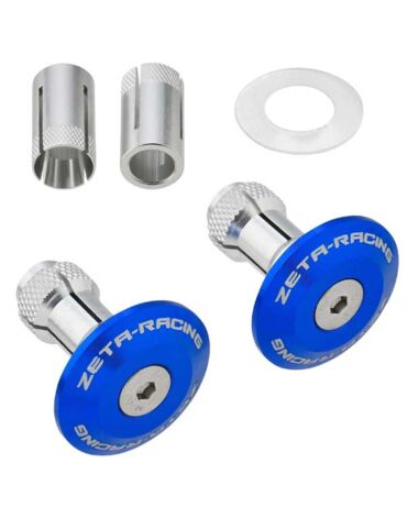 Заглушки в руль ZETA 35mm 2pcs Blue, ZE48 7107