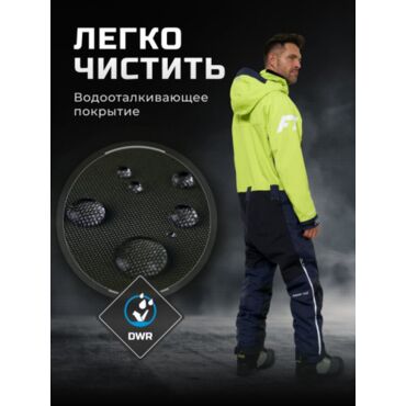 Finntrail Комбинезон Backcountry 3901 Dark Grey Lime - миниатюра 12