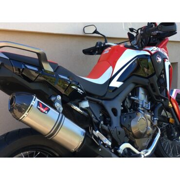 Wings Titanium Mufflers прямоточный титановый выхлоп (BLACK) HONDA CRF1000 - миниатюра 4