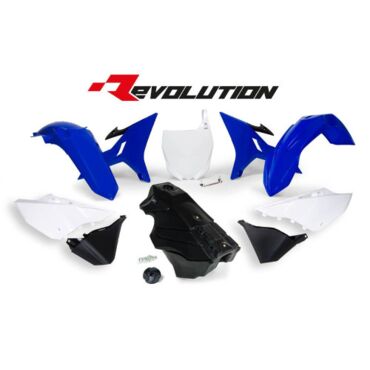 Комплект пластика YZ125 250 02 19 # WR YZ X250 16 19 синий белый - миниатюра 1