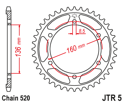 Звезда ведомая JTR5 49 - фото 4