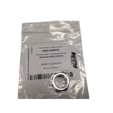 Гайка оси заднего колеса (M22x1,5 WS=30) KTM SX SX F 23- ; EXC EXC F 24- / Husqvarna TC FC 23- ; TE FE 24- / GasGas MC EC 24- - миниатюра 1
