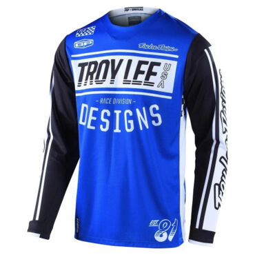 Мотоджерси Troy Lee Designs GP Jersey Race 81, blue (L, Взрослая  Кросс эндуро) - миниатюра 2