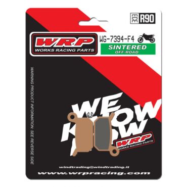 Тормозные колодки WRP WG 7394 F4 (LMP394 OR / FDB2183 / FA325) - миниатюра 1