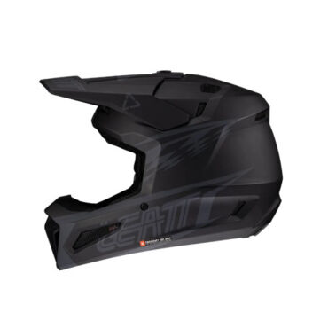Leatt Шлем кроссовый Helmet Kit Moto 3.5 V25 Stealth - миниатюра 6