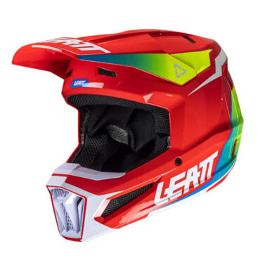 Leatt Шлем кроссовый Helmet Moto 2.5 V25 Red - миниатюра 7