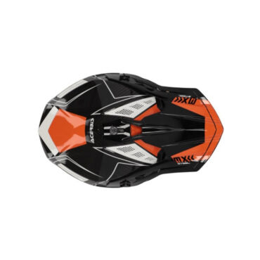 Acerbis Шлем Steel Carbon White Orange - миниатюра 5