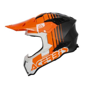 Acerbis Шлем Airstrike C 22 06 Orange White - миниатюра 15