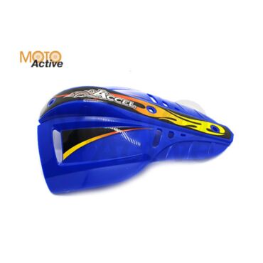 Защита рук с пластиковыми щитками ACCEL HGS 01 ACCEL 22.2 мм (синяя) - миниатюра 8