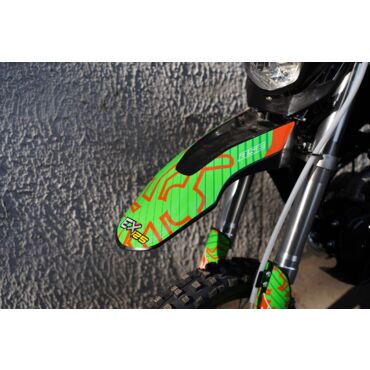 Питбайк BSE EX125 17 14 Green Orange Ant (020) - миниатюра 8
