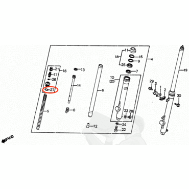 HONDA O ring уплотнение ( 91356169003 ) - миниатюра 2