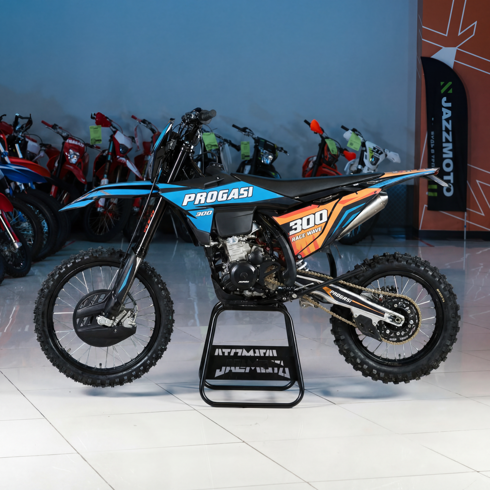 Мотоцикл эндуро Progasi RACE 300 WAVE V2 (NB300) Blue Orange 21 18