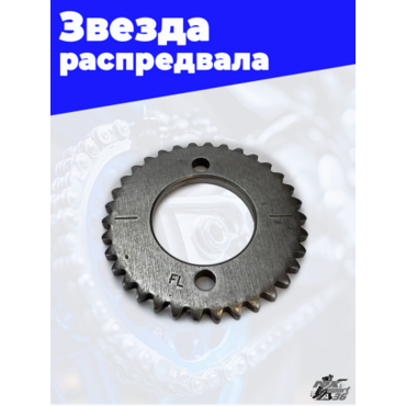 Звезда распредвала ZS166FMM (CB250D G) - миниатюра 3