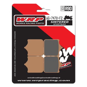Тормозные колодки WRP WG 7470 F2 (LMP470 SF / LMP470 SFP / FDB2255 / FDB2120 / FDB2215 / FA604) - миниатюра 1