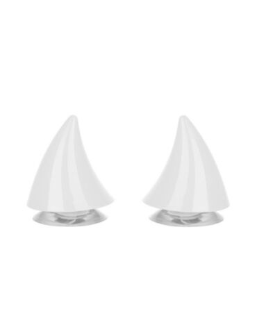 Рога на шлем или фару белые